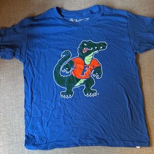 Florida - Kids size small Blue Alligator Graphic Tee
